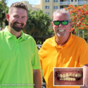 steve a patient at One solution that got a full arch of teeth