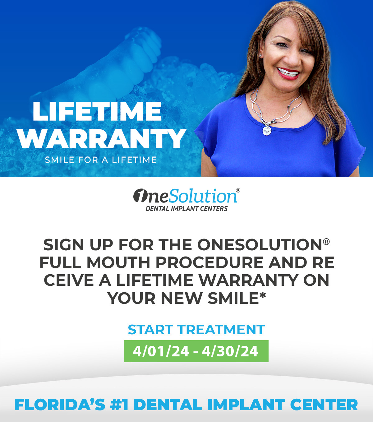 Dental Implants Lifetime Warranty